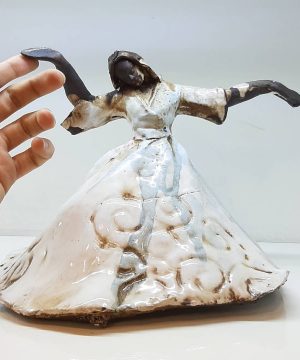 مجسمه رقص سما کوچیک سفال