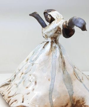 مجسمه رقص سما کوچیک سفال